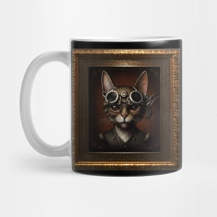 Steampunk Cat Self Portrait Mug